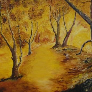 Painting titled "L'automne" by Christian Broquard, Original Artwork