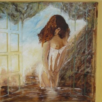 Painting titled "Sirene" by Christian Broquard, Original Artwork