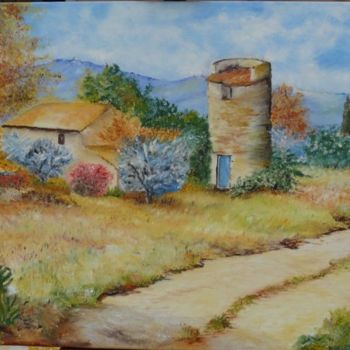 Painting titled "La Provence" by Christian Broquard, Original Artwork