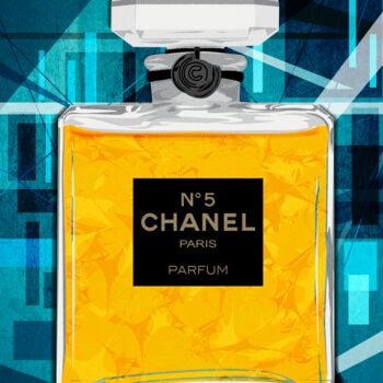 Arte digitale intitolato "Chanel pop" da Cheese, Opera d'arte originale, Lavoro digitale 2D