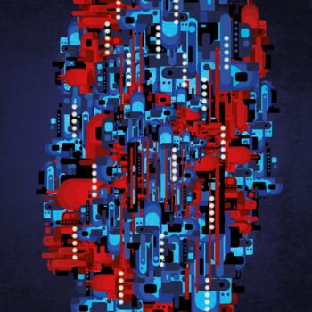 "space city" başlıklı Dijital Sanat Cheese tarafından, Orijinal sanat, 2D Dijital Çalışma