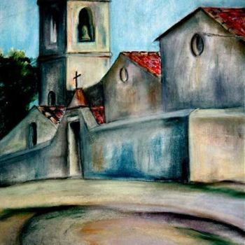 Peinture intitulée "chapelle galo romai…" par Yankel, Œuvre d'art originale