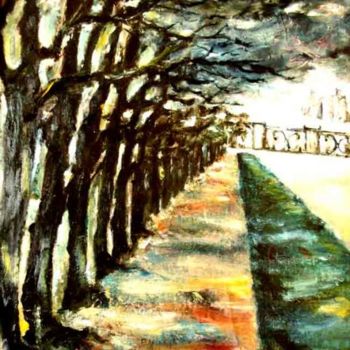 Peinture intitulée "forêt de st germain" par Yankel, Œuvre d'art originale