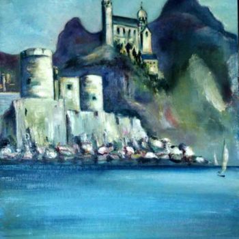 Painting titled "Notre Dame de la Ga…" by Yankel, Original Artwork