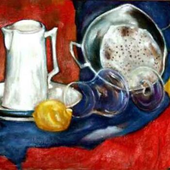Peinture intitulée "le pot en Grés" par Yankel, Œuvre d'art originale