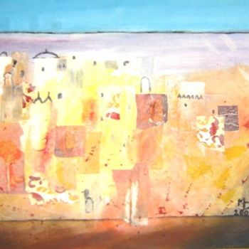 Peinture intitulée "L'Orient" par Michèle Delage, Œuvre d'art originale