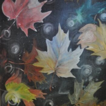 Painting titled "autumn in my heart" by Chelony, Original Artwork, Other