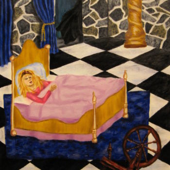 Pintura titulada "Peaceful Dreams" por Chelsea Rabbers, Obra de arte original