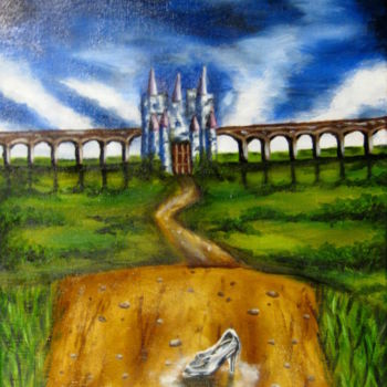 Pintura titulada "Cinderella's Slipper" por Chelsea Rabbers, Obra de arte original
