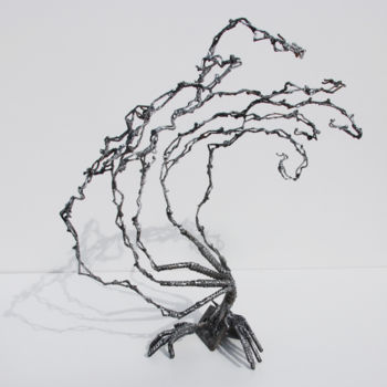 Sculpture intitulée "Danse Pauvre Fou Wa…" par Valerie Cheno, Œuvre d'art originale
