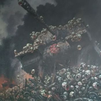 Рисунок под названием "战争warfare" - Chenqiuchi, Подлинное произведение искусства