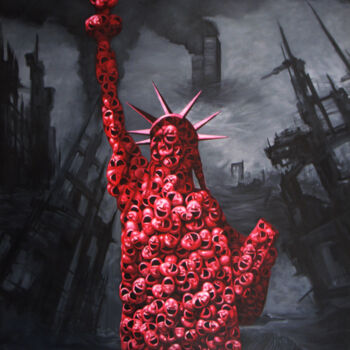 图画 标题为“statue-of-liberty-s…” 由Chenqiuchi, 原创艺术品, 其他