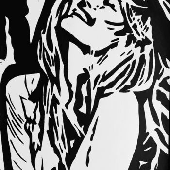 Σχέδιο με τίτλο "Lola" από Che Pollux, Αυθεντικά έργα τέχνης, Ακρυλικό