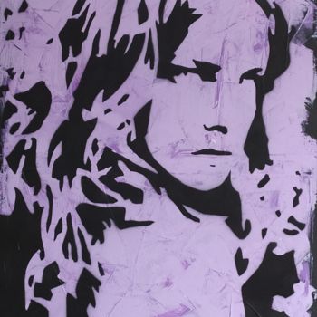 Painting titled "Korine" by Che Pollux, Original Artwork, Spray paint