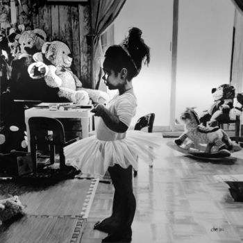 Peinture intitulée "Tiny Dancer" par Cher Pruys, Œuvre d'art originale, Acrylique