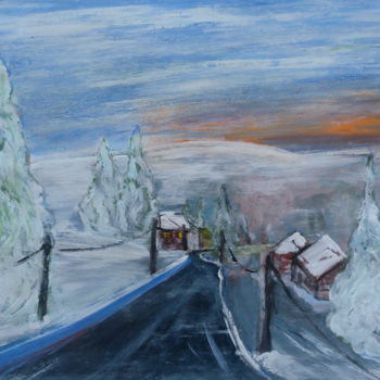 Ζωγραφική με τίτλο "Frozen nature" από Chero, Αυθεντικά έργα τέχνης, Άλλος