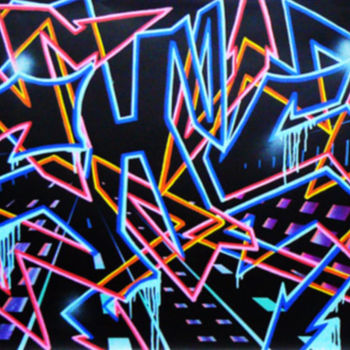 Prenten & gravures getiteld "CHS" door Ches Graffiti Designs, Origineel Kunstwerk, Digitale afdruk