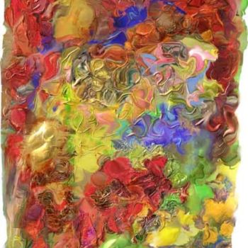 Arte digitale intitolato "Les roses sont rouge" da Richard Raveen Chester, Opera d'arte originale, Pittura digitale