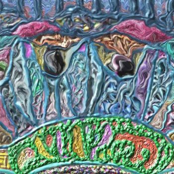 Arts numériques intitulée "the-secret-look-art…" par Richard Raveen Chester, Œuvre d'art originale, Travail numérique 2D