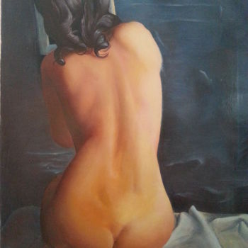 Painting titled "зеркало.jpg" by Maksim Chetvergov, Original Artwork, Oil