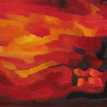 Pittura intitolato "tourments-5.jpg" da Lucile Chevalier Moreaux, Opera d'arte originale, Altro
