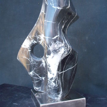 Skulptur mit dem Titel "serie noire n"2" von Janpi. R, Original-Kunstwerk