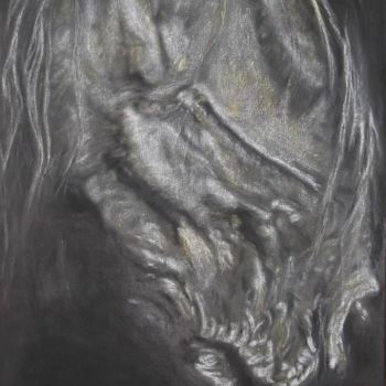 Malerei mit dem Titel "incandescence" von Magali Labille, Original-Kunstwerk, Öl