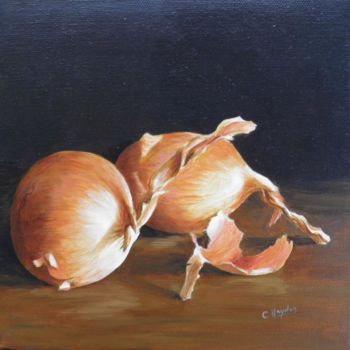绘画 标题为“oignons” 由Christiane Heydon, 原创艺术品
