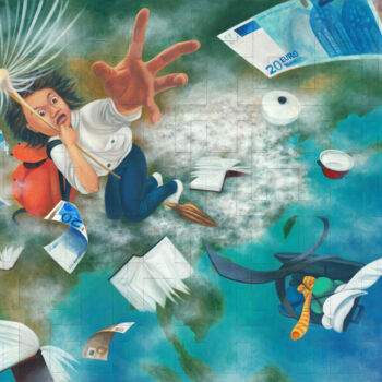 Картина под названием "Vagabond" - Chia-Yen Ho, Подлинное произведение искусства, Акрил