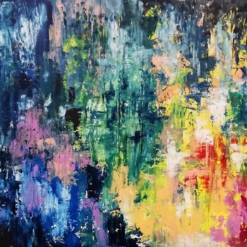 Painting titled "abstract" by Chiara Campisano, Original Artwork, Oil