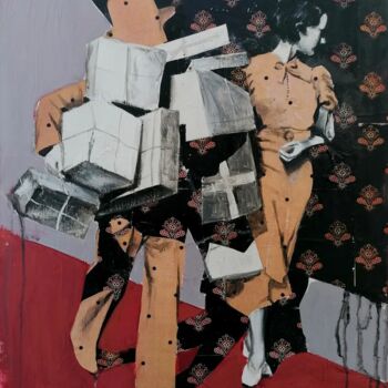 Pintura titulada "LEGGERA" por Chiara Napolitano, Obra de arte original, Acrílico