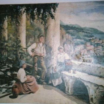 Pittura intitolato "Napoli" da Chiara Casari, Opera d'arte originale