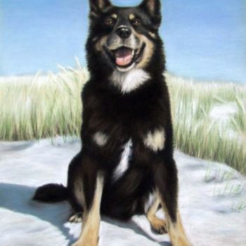 Painting titled "Timmy" by Arts & Dogs, Original Artwork, Oil