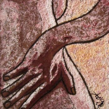 Peinture intitulée "main sur hanche" par Sonja Chiffot, Œuvre d'art originale