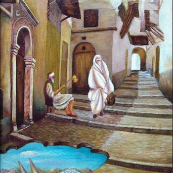 Pintura intitulada "Ouverture" por Redha Chikh Bled, Obras de arte originais