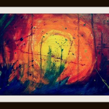 Painting titled "turmoil-16-x-12.jpg" by Chinmay Jog, Original Artwork