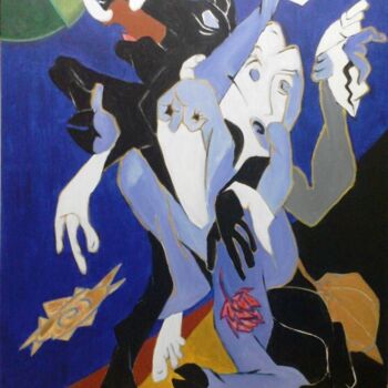 Painting titled "Avatar Series - Var…" by Chinmaya Br, Original Artwork, Acrylic