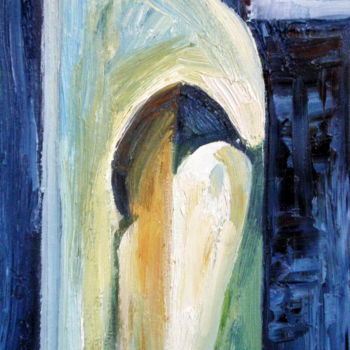 Ζωγραφική με τίτλο "Passage bleu" από Atelier   N N  : Original Art Prints By , Αυθεντικά έργα τέχνης, Λάδι