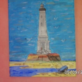 Malerei mit dem Titel "phare de Cordouan" von Nathy, Original-Kunstwerk