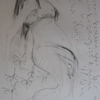 Drawing titled "senza titolo" by Bahar Chirali, Original Artwork