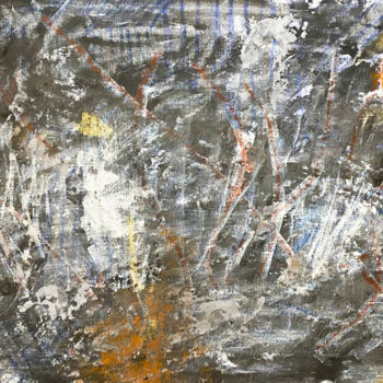 Картина под названием "abstract over the e…" - Chiriikk, Подлинное произведение искусства, Акрил