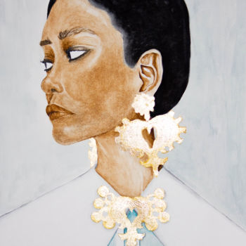 Pintura titulada "woman" por Chiriikk, Obra de arte original, Acuarela