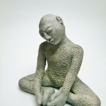 Sculpture intitulée "Méditation zen" par Chloé Bercovici, Œuvre d'art originale, Céramique