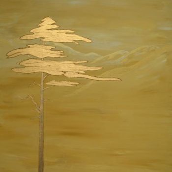 「Lonesome Pine」というタイトルの絵画 Chloe Brookeによって, オリジナルのアートワーク