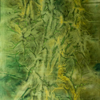 Painting titled "en vert et contre t…" by Chloé Alecki, Original Artwork, Ink