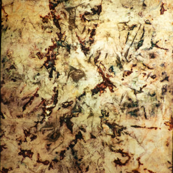 Pittura intitolato "terre, à terre" da Chloé Alecki, Opera d'arte originale, Inchiostro