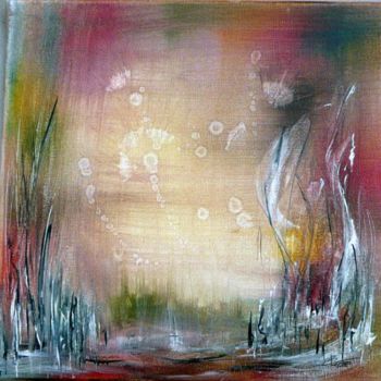 Pintura titulada "Evaporation" por Christine Longo, Obra de arte original, Oleo