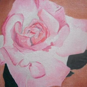 Pittura intitolato "rose du jardin" da Choiseul, Opera d'arte originale, Olio