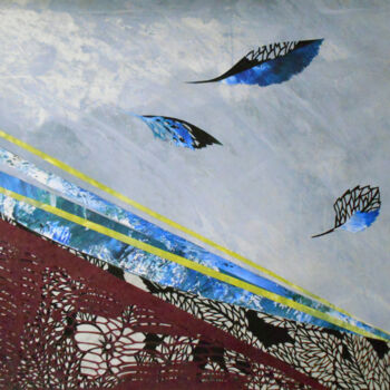 Colagens intitulada "breeze" por Choko Nakazono, Obras de arte originais, Colagens