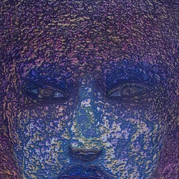 Digital Arts με τίτλο "What are you lookin…" από Laurence Chenard, Αυθεντικά έργα τέχνης, Ψηφιακή ζωγραφική